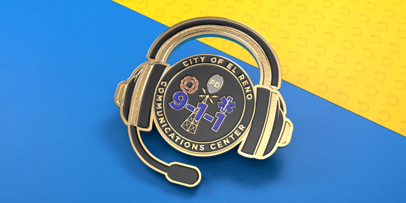 custom shaped spinner coin