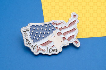 Color On One Side - Challenge Coins